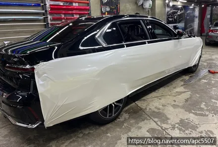 bmw 7시리즈 투톤 랩핑 / 용산구 문배동