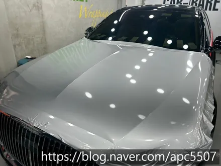 용산구 래핑 벤츠 마이바흐 차량 상단 투톤시공으로 순정스럽게 ! / 용산구 문배동