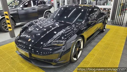 사틴 화이트 펄 전체랩핑 3m 2080 / 용산구 문배동