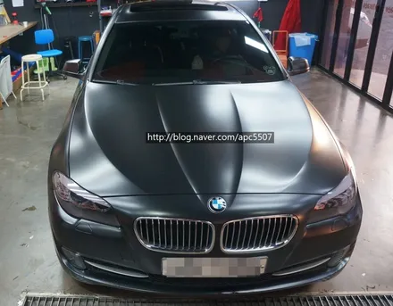 bmw528i  두 번에 자동차랩핑 과정 / 용산구 문배동