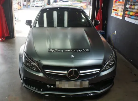 c63s amg 두달만에 랩핑제거 이유는?? / 용산구 문배동