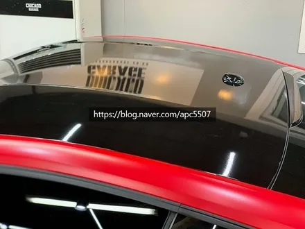 기분 전환? 드루와! \'머스탱 에코부스트\' 자동차 랩핑 / 용산구 문배동