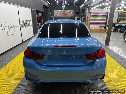 용산구 랩핑, 마포구랩핑 BMW M4 컨버터블 메탈릭 블랙 락그레이 필름으로 전체랩핑 시공 가보자고 -! / 용산구 문배동
