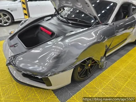 자동차 전체 랩핑 PPF 시공을 동시에 포르쉐 911 GTS 자동차 전체 랩핑 완료 / 용산구 문배동