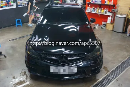 벤츠 c63g  스모그 라이트필름 / 용산구 문배동