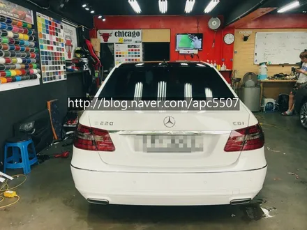 벤츠 e클래스 포인트랩핑 전과후~[성수동랩핑][장안동랩핑] / 용산구 문배동