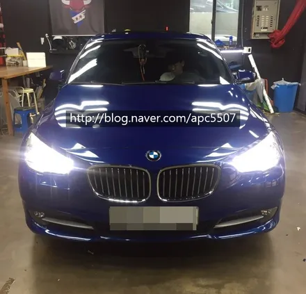패밀리카에 대장급 bmw5gt 자동차랩핑 시공기 / 용산구 문배동
