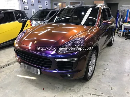카이엔 차량랩핑 제거에서 재 시공까지~ / 용산구 문배동