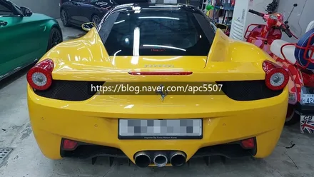 페라리 458 루프스킨 시공 / 용산구 문배동