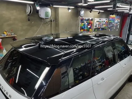 루프 스킨, 유광 블랙으로 깔끔하게 \'랜드로버 레인지로버 보그\' / 용산구 문배동