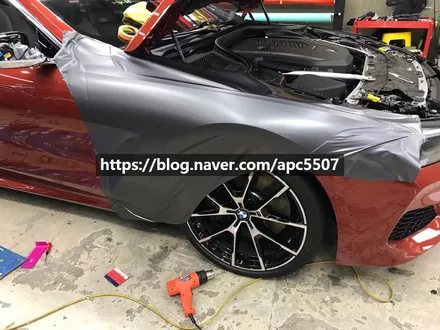 자동차래핑지 통해 BMW 사틴다크로 변신! / 용산구 문배동