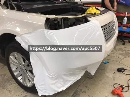 랩핑 으로 황변된 랜드로버 차량을 새차처럼! / 용산구 문배동