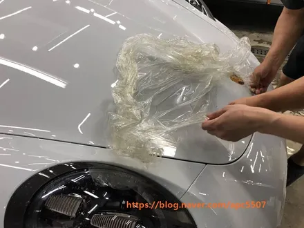 포르쉐 911gts 카브리 올레 도장면 보호 재시공기 / 용산구 문배동