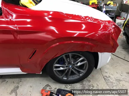 BMW랩핑 X4에 스포티한 레드를 더하다 / 용산구 문배동