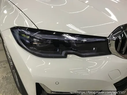 BMW 3시리즈 루프스킨& 라이트 컬러 필름, 엠블럼 랩핑 / 용산구 문배동