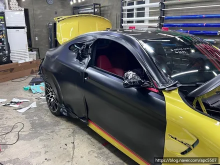 BMW M4 사틴 블랙으로 포스있게 전체랩핑 / 용산구 문배동