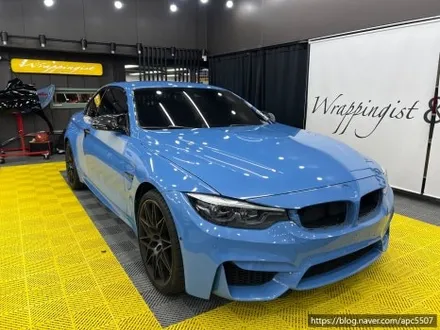 용산구 랩핑, 마포구랩핑 BMW M4 컨버터블 메탈릭 블랙 락그레이 필름으로 전체랩핑 시공 가보자고 -! / 용산구 문배동