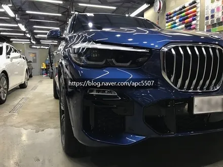 신형 X5 랩핑으로 다시 태어나다! bmw x5 유광 화이트, 서울 자동차 랩핑 / 용산구 문배동