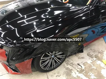 자동차랩핑 무난하지만 강력한 컬러로! bmw 차량 후기 / 용산구 문배동