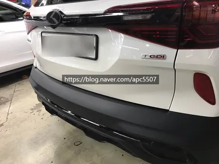 부분랩핑 기아 셀토스 전면그릴 라이트몰딩 트렁크몰딩 머플러 랩핑 후기 / 용산구 문배동