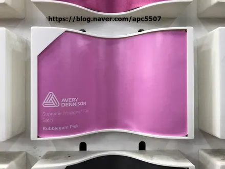자동차전체랩핑 사틴핑크 매력으로 / 용산구 문배동