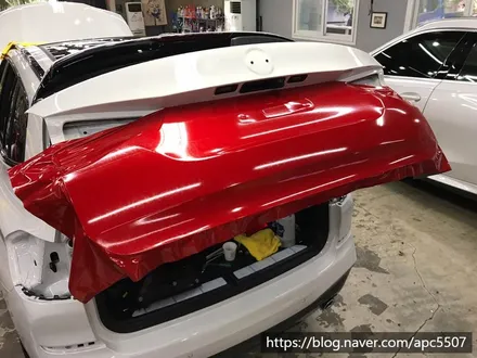 BMW랩핑 X4에 스포티한 레드를 더하다 / 용산구 문배동