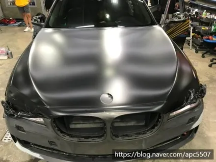 BMW 740i 사틴 블랙 전체 랩핑& 실내 랩핑 / 용산구 문배동