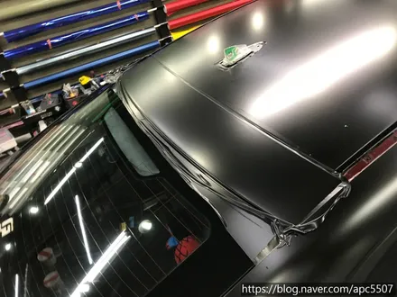 BMW X6 사틴 블랙 전체랩핑 / 용산구 문배동