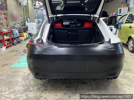 벤츠 amg gt 사틴블랙 전체 랩핑 / 용산구 문배동