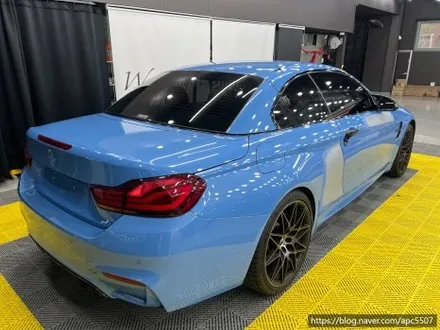 용산구 랩핑, 마포구랩핑 BMW M4 컨버터블 메탈릭 블랙 락그레이 필름으로 전체랩핑 시공 가보자고 -! / 용산구 문배동