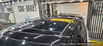 레인지로버 스포츠 부분 블랙 랩핑 / 용산구 문배동