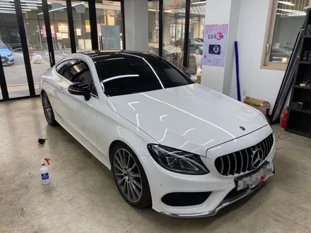 C43amg 쿠페 루프스킨, 사이드미러커버 포인트랩핑_덕소랩핑_다산랩핑_구리랩핑_위례랩핑_강동랩핑_마석랩핑 / 하남 풍산동