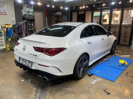 CLA45amg 부분랩핑 시공으로 포인트를 주다!_하남랩핑_미사랩핑_강동랩핑_위례랩핑_랩핑잘하는곳 / 하남 풍산동