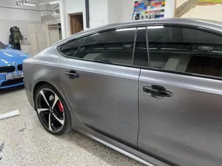 남양주 아우디 RS7 랩핑 사고보험처리 및 크롬죽이기 랩핑시공_디케이아지트_구리크롬죽이기_강동크롬죽이기 / 하남 풍산동