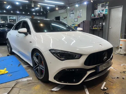 CLA45amg 부분랩핑 시공으로 포인트를 주다!_하남랩핑_미사랩핑_강동랩핑_위례랩핑_랩핑잘하는곳 / 하남 풍산동