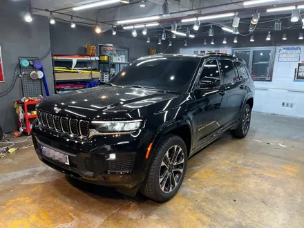 JEEP 그랜드체로키L 전체 크롬죽이기랩핑시공_하남랩핑_남양주랩핑 / 하남 풍산동