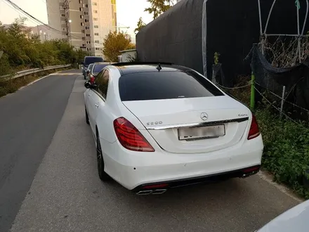 랩핑 차량 사고 처리! \'벤츠 S클래스\' 유광 화이트 자동차 랩핑_보험처리_하남랩핑_미사랩핑_강동구랩핑_강동랩핑_구리랩핑_다산랩핑_남양주랩핑 / 하남 풍산동