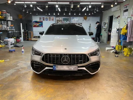 하남 미사 벤츠 CLA 45amg 실내 카본랩핑 시공 / 하남 풍산동