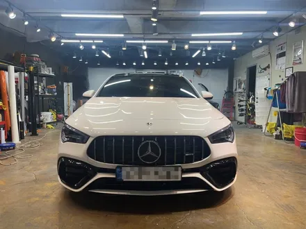 CLA45amg 부분랩핑 시공으로 포인트를 주다!_하남랩핑_미사랩핑_강동랩핑_위례랩핑_랩핑잘하는곳 / 하남 풍산동