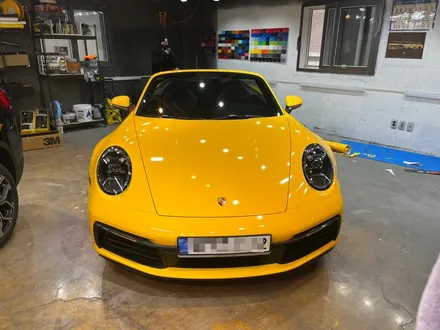 911카브리올레 992 다크옐로우 전체랩핑_하남랩핑_미사랩핑_남양주랩핑_구리랩핑 / 하남 풍산동