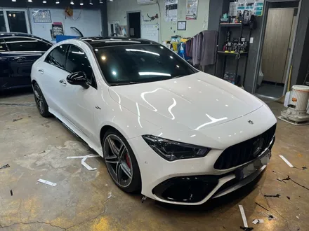 CLA45amg 부분랩핑 시공으로 포인트를 주다!_하남랩핑_미사랩핑_강동랩핑_위례랩핑_랩핑잘하는곳 / 하남 풍산동