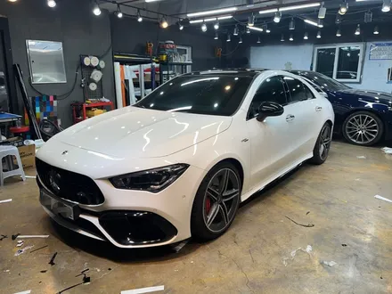 CLA45amg 부분랩핑 시공으로 포인트를 주다!_하남랩핑_미사랩핑_강동랩핑_위례랩핑_랩핑잘하는곳 / 하남 풍산동