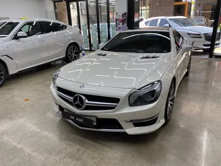 SL63AMG 사틴화이트펄 전체랩핑_서울랩핑_하남랩핑_미사랩핑_구리랩핑_남양주랩핑_덕소랩핑_강동랩핑_다산랩핑 / 하남 풍산동