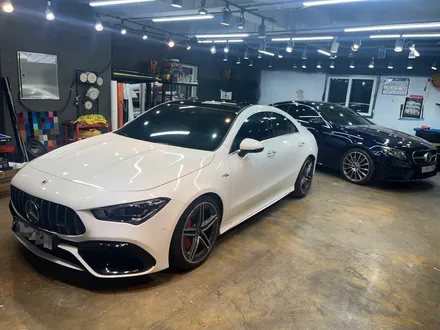 CLA45amg 부분랩핑 시공으로 포인트를 주다!_하남랩핑_미사랩핑_강동랩핑_위례랩핑_랩핑잘하는곳 / 하남 풍산동