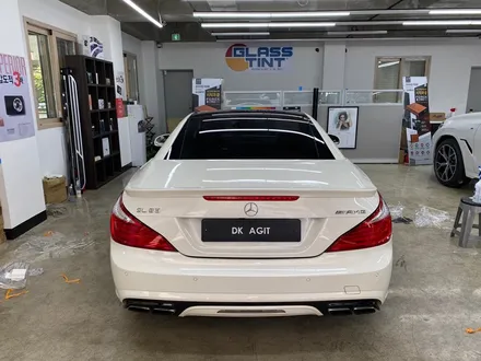 SL63AMG 사틴화이트펄 전체랩핑_서울랩핑_하남랩핑_미사랩핑_구리랩핑_남양주랩핑_덕소랩핑_강동랩핑_다산랩핑 / 하남 풍산동
