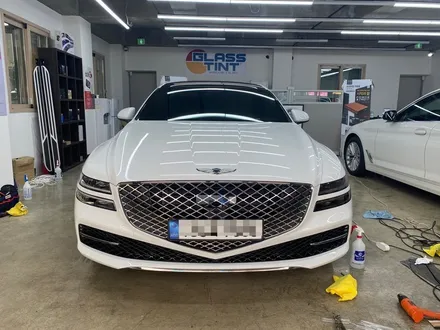 제네시스 G80 라이트필름 스모그필름 시공_하남라이트필름_남양주라이트필름_구리라이트필름_강동라이트필름 / 하남 풍산동