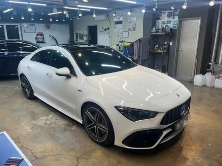 CLA45amg 부분랩핑 시공으로 포인트를 주다!_하남랩핑_미사랩핑_강동랩핑_위례랩핑_랩핑잘하는곳 / 하남 풍산동