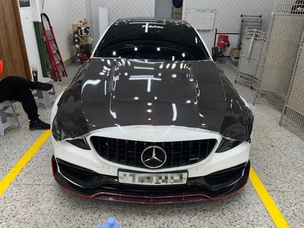 구리 남양주 C63amg 쿠페 본넷 카본랩핑시공 맛집_디케이아지트_평내랩핑_호평랩핑_금곡랩핑_덕소랩핑 / 하남 풍산동