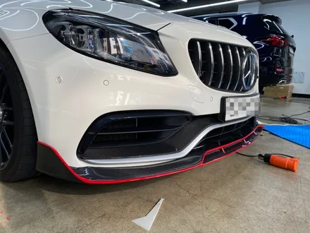C63amg 쿠페 라인포인트 랩핑_미사랩핑_광주랩핑 / 하남 풍산동
