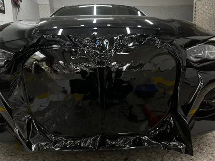 하남 BMW 4시리즈 전면 그릴 랩핑시공_미사랩핑_남양주랩핑_강동랩핑 / 하남 풍산동